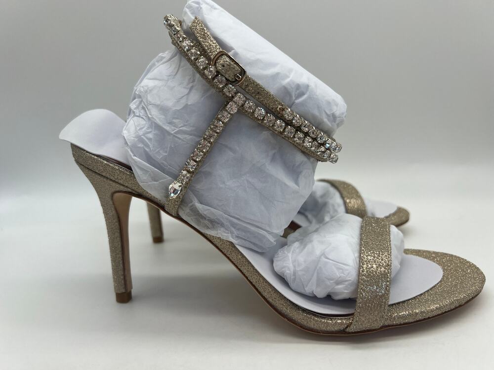 Badgley Mischka Women's Claudette Diamond Evening Heel MP5244 Size 9 NIB
